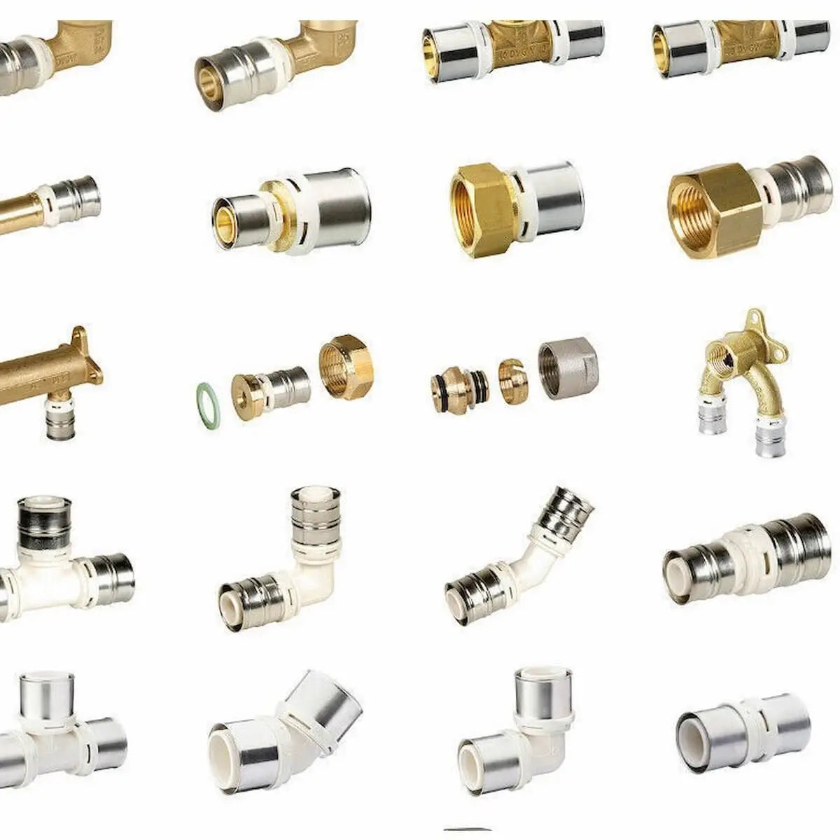 Verbundrohr Fränkisch und Fittinge.