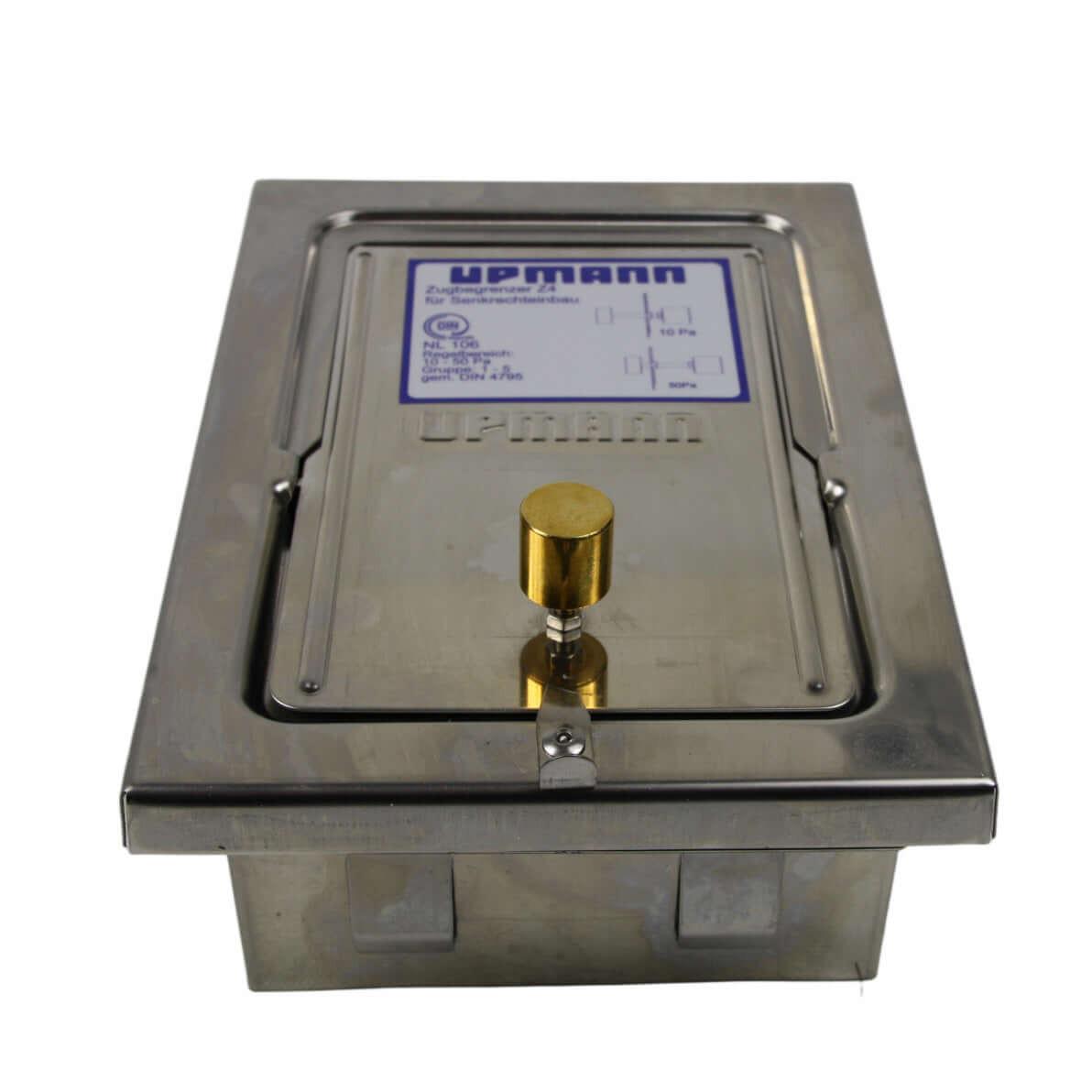 Zugbegrenzer Z4 130 x 190 mm von Upmann 🔥 für optimale Luftregelung bei Öl, Gas und Festbrennstoffen.