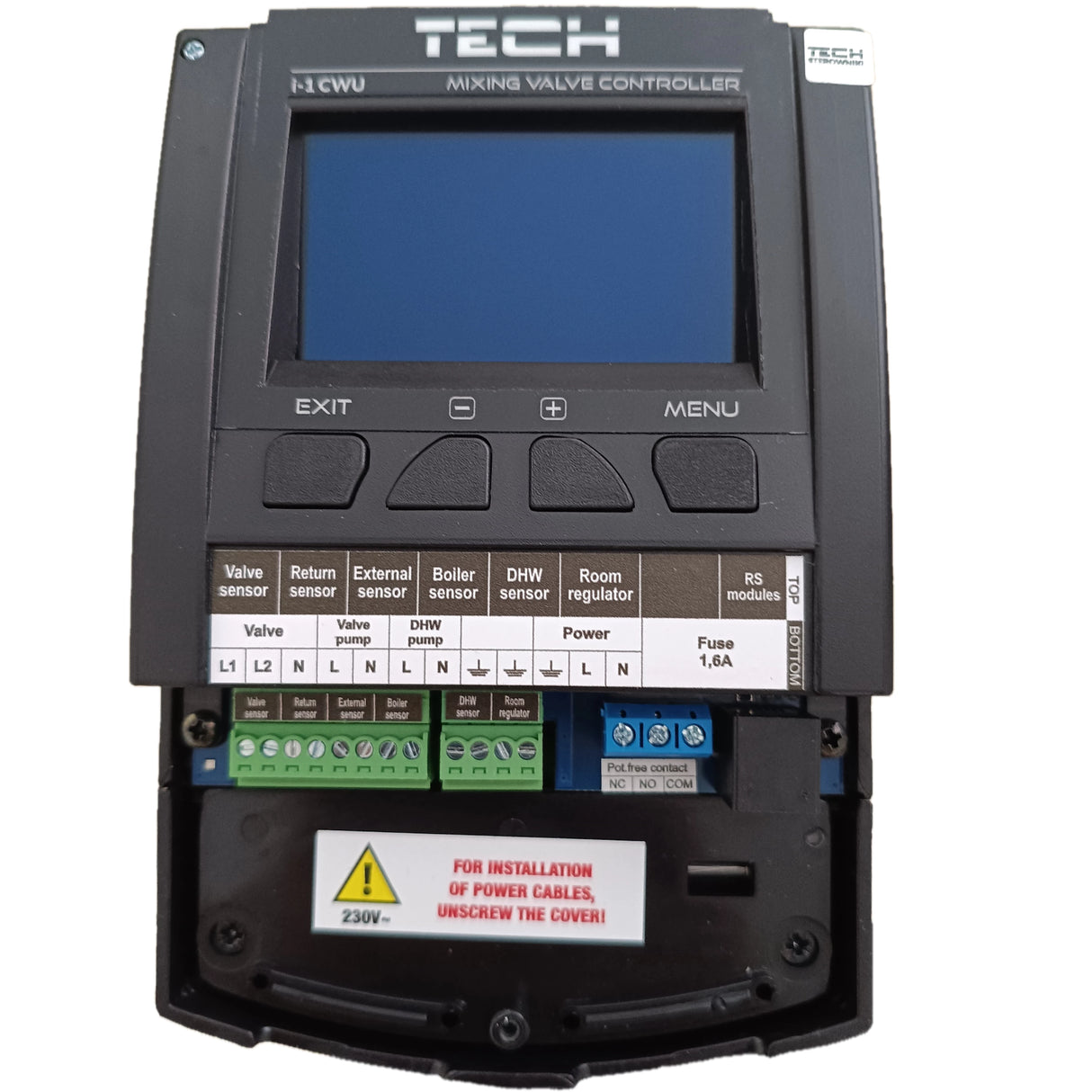 TECH i-1 CWU regulator kruga grijanja ovisno o vremenskim uvjetima – miješajući ventil + pumpa tople vode