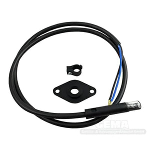 Schwarzes Kabel mit Sensor und Montagehardware für Viadrus Ersatz-Fotozelle, umweltfreundlich