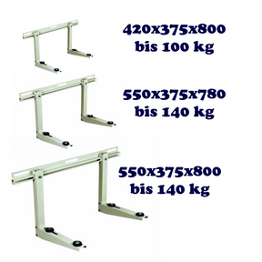 Wandkonsole für Außengerät.