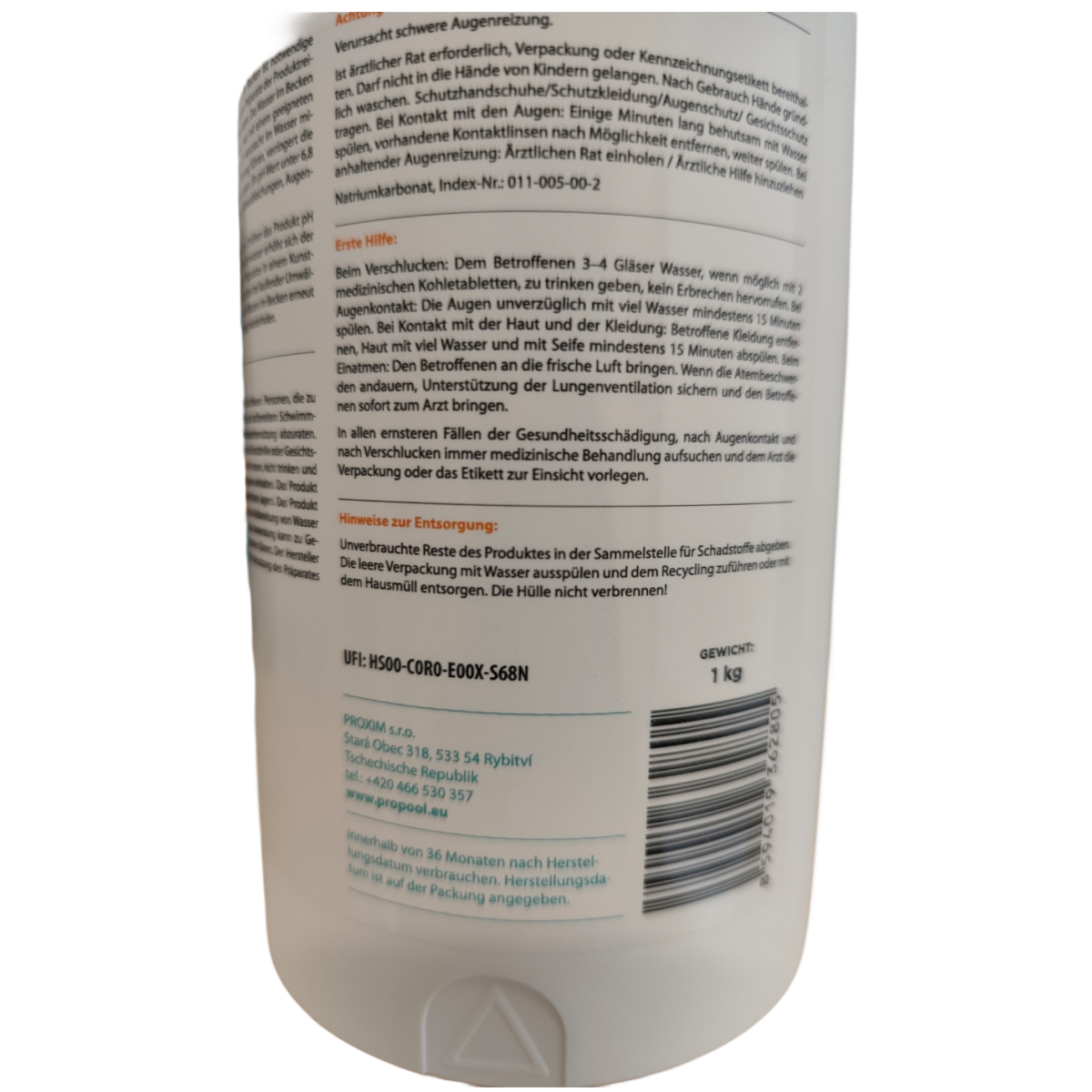 pH plus Granulat 1Kg für Pool.