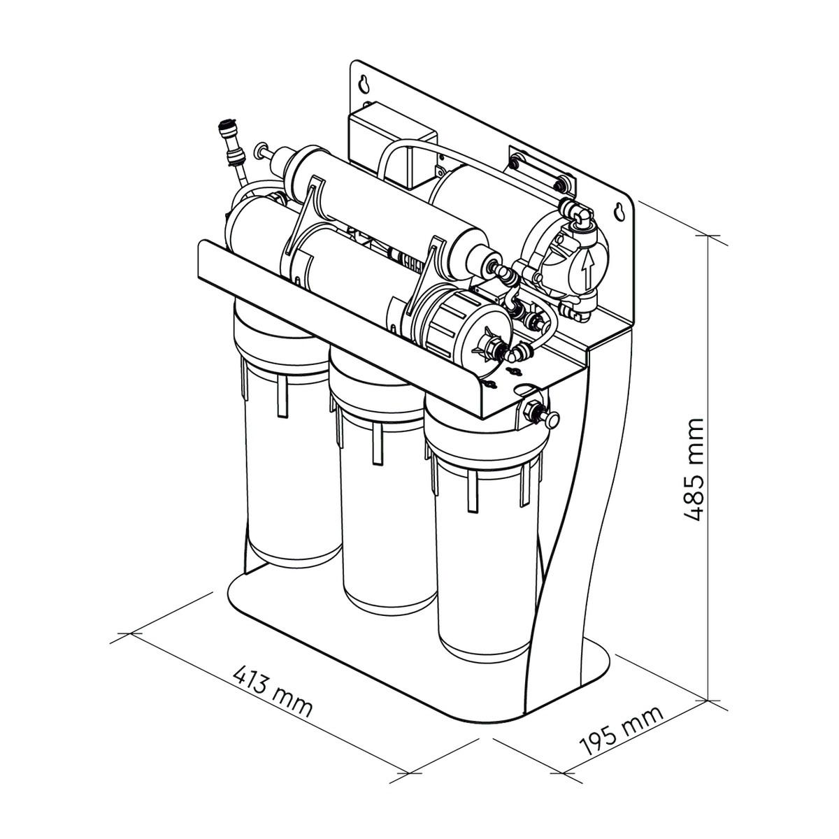 Umkehrosmoseanlage Pure Aquacalcium - Wasserfilter