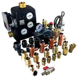 Verschiedene Heizungsbauteile und Ventile für effiziente Heizsysteme 🔧💧