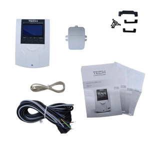 TECH EU-i-1 segamisventiili kontroller 3/4-suunaline - küttekõver ja tagasivoolukaitse