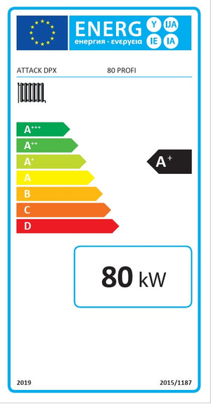 Holzvergaserkessel Attack DPX 80 Profi 80 kW