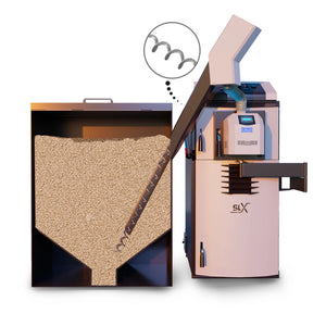 Kombinovaný kotol Attack SLX 35 kW - drevo a pelety - účinný & Versatilný