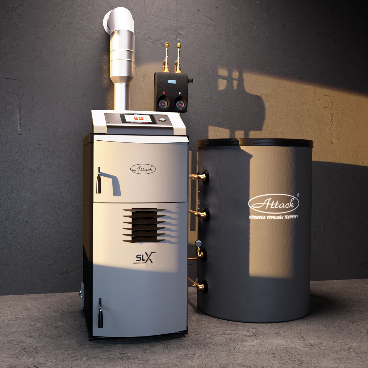 Αεριοποιητής ξύλου 25 kW ATTACK SLX 25 Profi