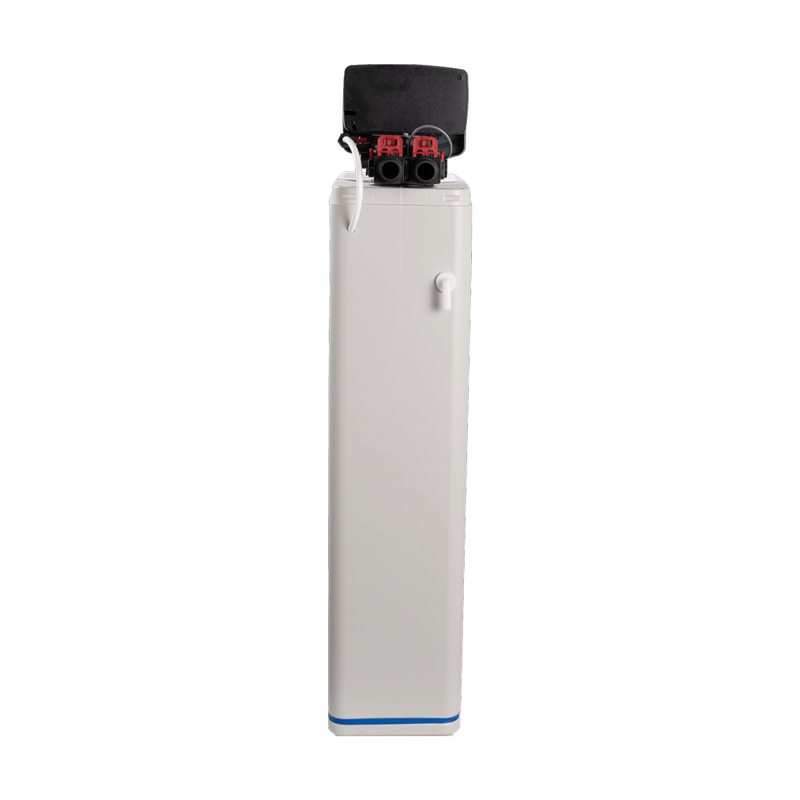 Wasserenthärtungsanlage Aqmos R2D2-72 mit Anschlussset und Montageblock