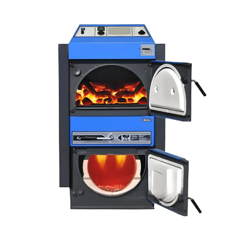 ATMOS KC 45 S Kohlevergaser 45 kW – Hochleistungskessel für Braunkohle - GEMA Shop