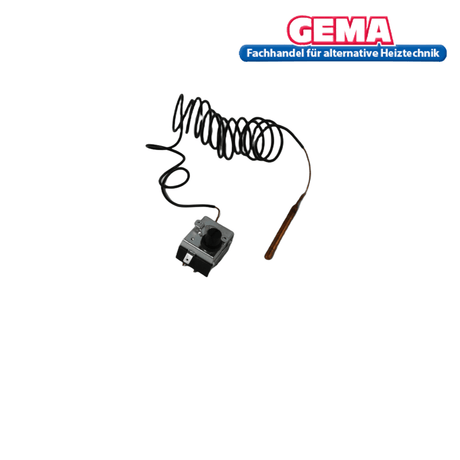 Attack Sicherheitstemperaturbegrenzer 90 - 110°C mit 2m Kapillarleitung - GEMA Shop