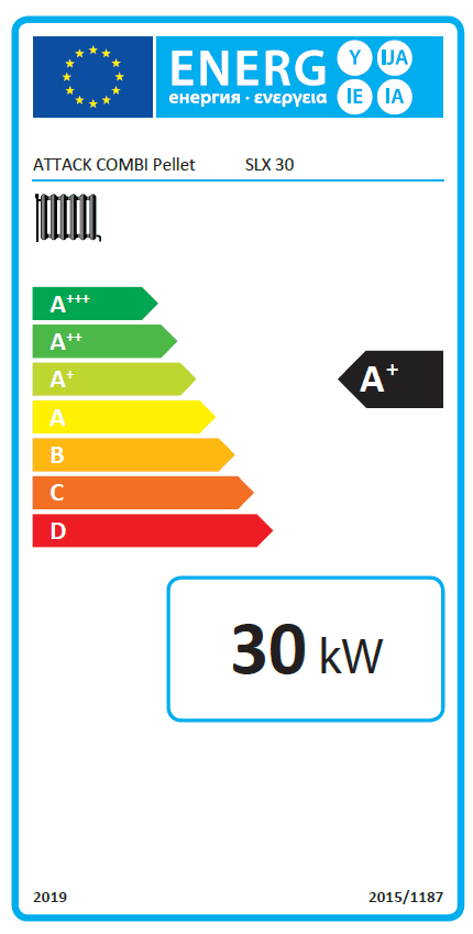 Attack SLX Combi Pellet 30 kW Plus - GEMA Shop