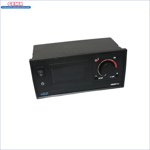 Schwarzes Kontrollpanel mit Knopf vom Attack Steuerelektronik RK-200