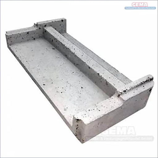 Graue Betonschleuse für Heim- und Gartenheizgeräte, robustes Zubehör