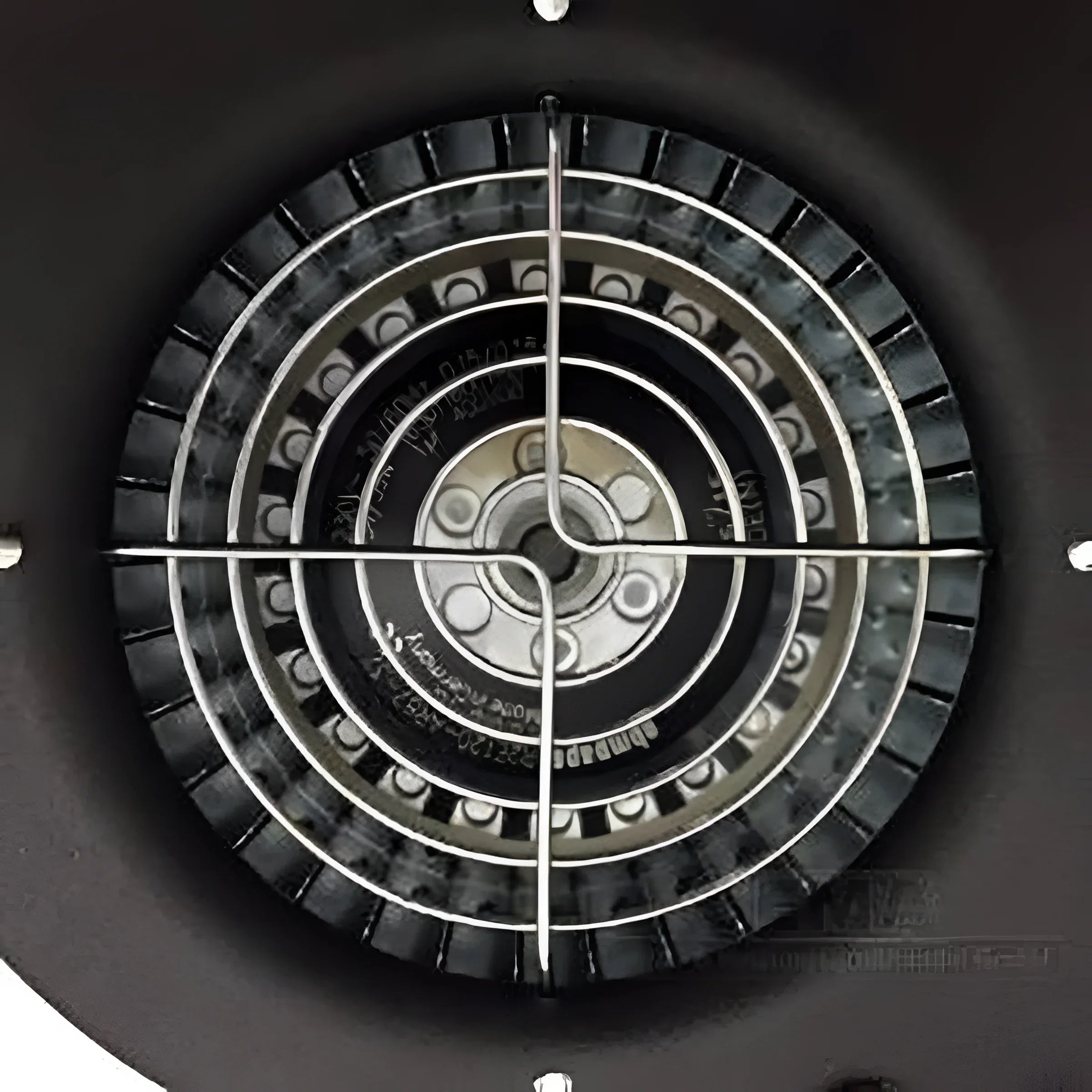 Circularer Ventilator mit Metallgitter für Gebläse WPA 117 Defro mit elektronischer Steuerung