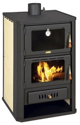 Water-bearing wood-burning stove with baking compartment Prity FGW15 - 19.8 kW