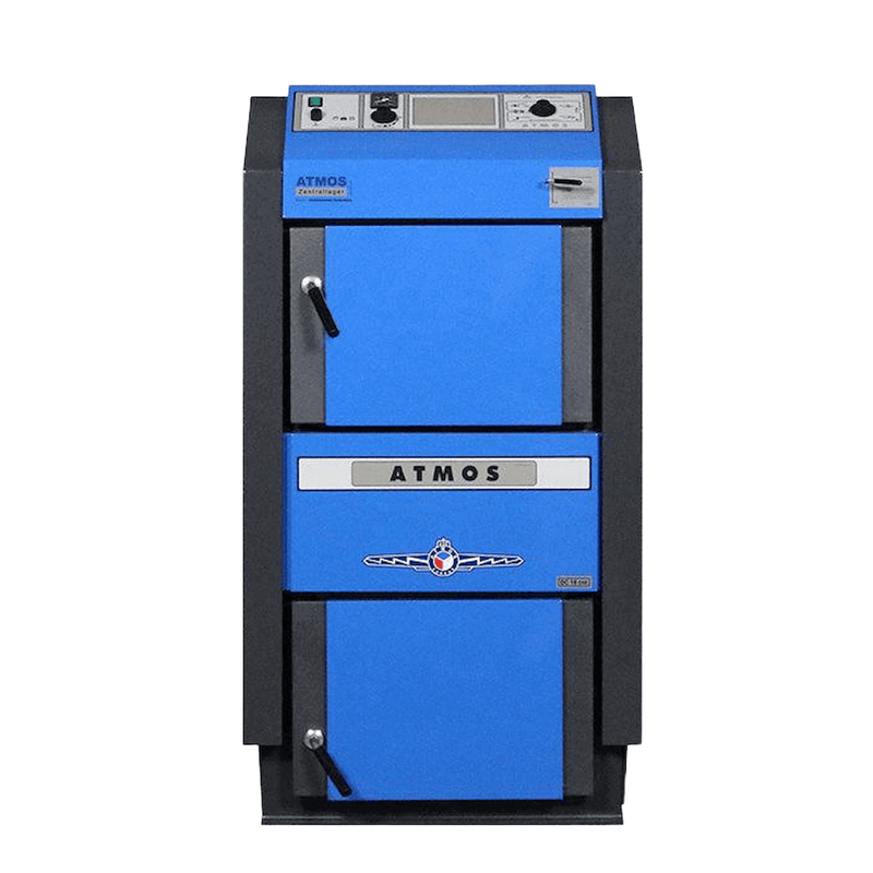 Holzvergaser Atmos GSE Serie 50 kW – Effiziente Heizung – Starke Leistung 🔥 - GEMA Shop
