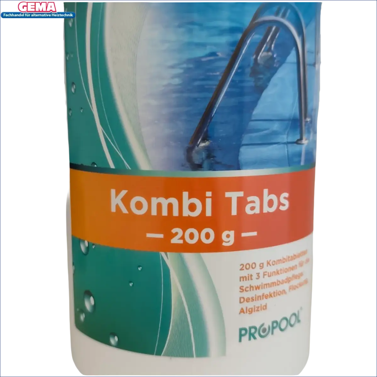 Poolreinigungs-Tabletten Kombi Tabs 200 g für Boiler-Zubehör und Heizungen