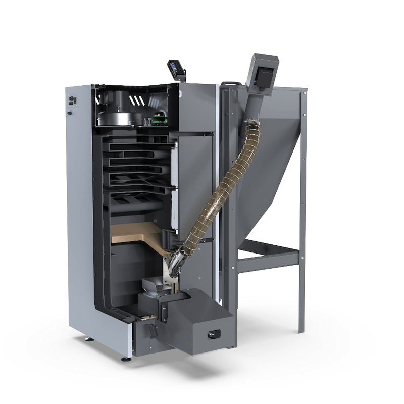 Pelletkessel NEXTPELL+ 20 kW – Effizientes Heizen mit modernster Technologie - GEMA Shop
