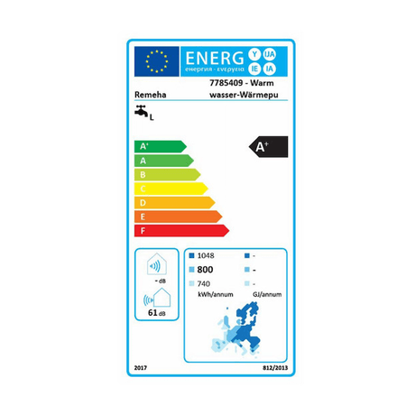 Remeha Warmwasser - Wärmepumpe Azorra Ace 200 Liter 2,4 kW - GEMA Shop