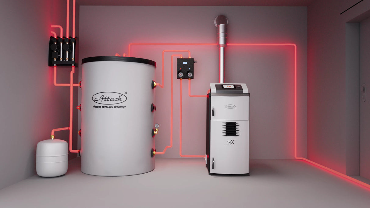 Αεριοποιητής ξύλου 25 kW ATTACK SLX 25 Profi