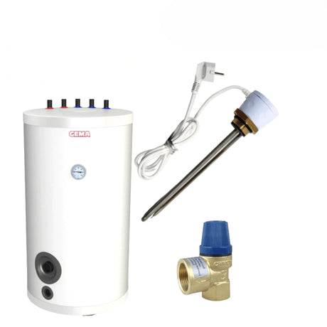 Trinkwasserspeicher 120 Liter & SMART Heizstab 3 kW mit WIFI - GEMA Shop