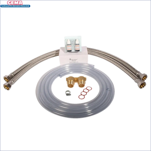 Plumbing installation kit for Wasserenthärtungsanlage R2D2 72 with 1 Zoll Anschluss